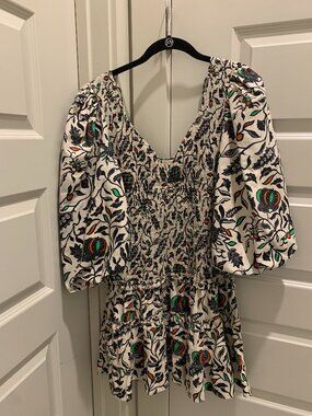 Love The Label Smocked Tiered Dress Size M